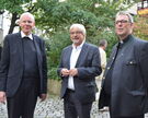Weihbischof Dr. Nikolaus Schwerdtfeger, Oberbürgermeister Rolf-Georg Köhler und Dechant Wigbert Schwarze (v.l.).