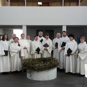 Göttinger Choralschola „cantando praedicare“ 2018 in St. Michael.