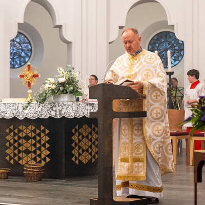 Ukrainischer Seelsorger Priester Petro Terletskyy