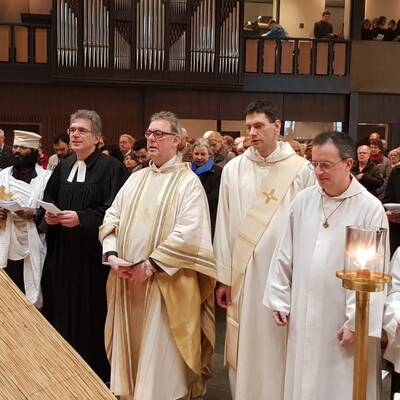 Neujahrsempfang des Dekanatspastoralrats Göttingen 2019 in St. Heinrich und Kunigunde.