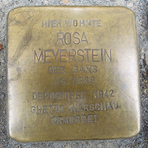 Stolperstein für Rosa Meyerstein, Rote Straße 16 